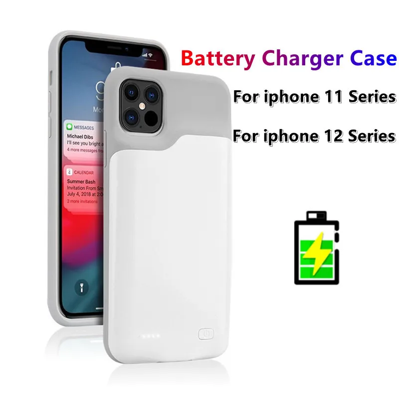 5800mAh Black , Portable Protective Charging Case Extended Battery Pack for Apple iPhone 12 Mini Rechargeable Slim Charger Case Battery Case for iPhone 12 Mini 5.4inch 