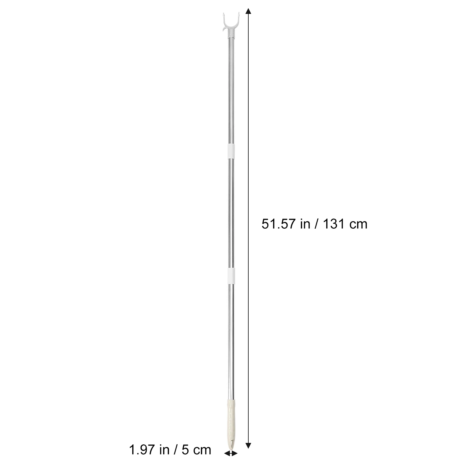 Adjustable Splicable Clothes Rod Extendable Aluminum Pole Clothing Hanger Wardrobe Rack Drying Racks Home Storage ganization 4