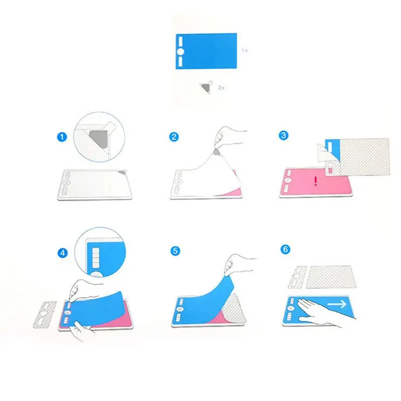 Intuos 디지털 그래픽 드로잉 태블릿 LED용 보호 필름