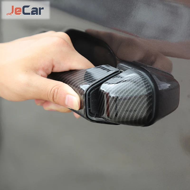 ABS 자동차 도어 핸들 장식 트림 커버 스티커 쉘 지프 랭글러 JL/Jeep JT Gladiator 2018 Up 자동차 액세서리 스타일링