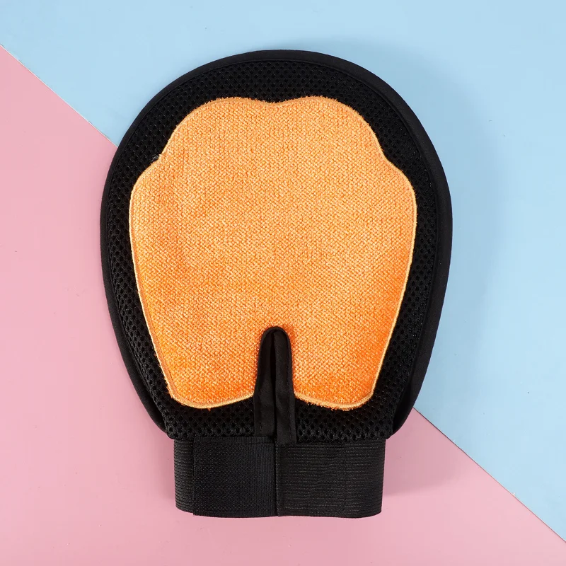 Pet Bath Massage Silicone Brush Cat Gloves To Remove Floating Hair Daily Care Dog Hair Pet Supplies Towel Poncho Adults Pet Grooming Gloves Cat Grooming Brush Pet Hair Remover Gloves