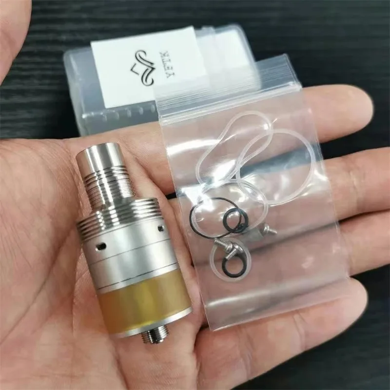 

YFTK Style Paravozz Ghost V2 RDTA RTA Rebuildable Atomizer Titanium Alloy Material 22mm Single Coil Deck 510 Thread Vape Tank