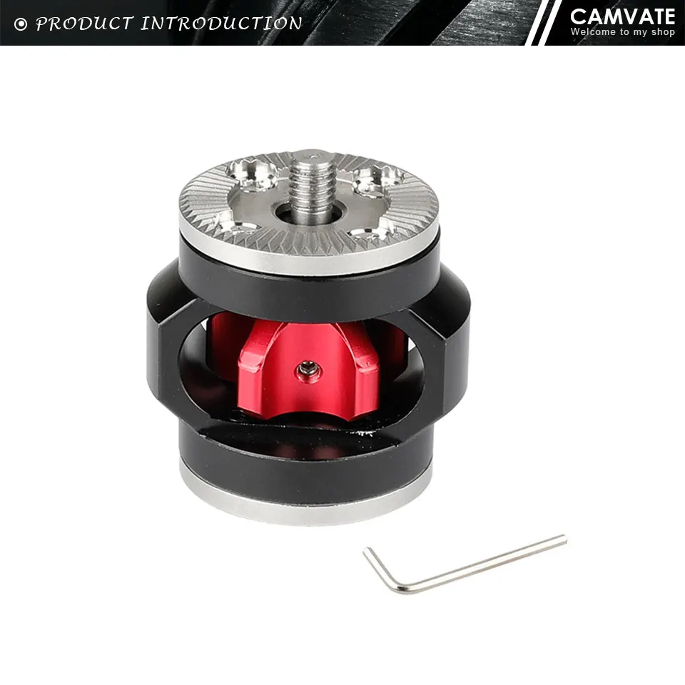 QR ARRI Rosette M6 Mount Lock Extension Connector For DSLR Camera Shoulder Handl