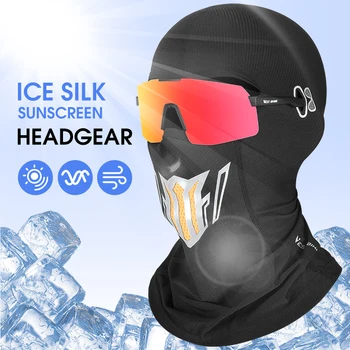 WEST BIKING Summer Anti-UV Cycling Cap Hat Ice Silk Men Balaclava Bicycle Outdoor Sport Motorcycle MTB Bike Riding Bandana 2