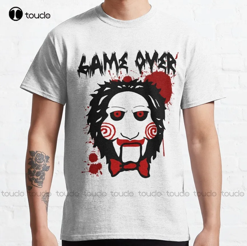 Billy Puppet Saw Jig Saw Inspired Classic T-Shirt Halloween Summer Shirts For Men Funny Art Streetwear Cartoon Tee Xs-5Xl Tshirt