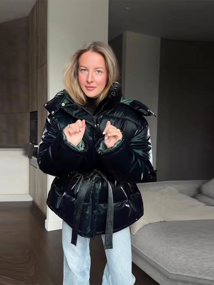 Winter Glossy Cotton Jackets 3