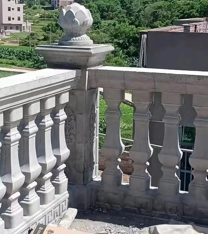 Description Picture 5 of itemNew Thickened Roman Column Railing Mold Garden Buildings Cast-in-place Guardrail Cement Column Reusable Railing Mold for Balcony