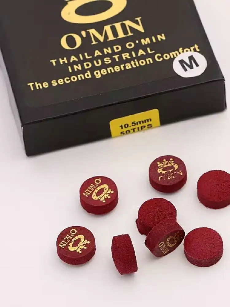 Ominオリジナル積層レザー特別高-クラシックビリヤードキュー先端10.5