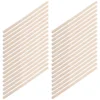 100 Pcs Hair Removal Wax Stick Spatula Waxing Sticks for Applicator Tool Wooden 4