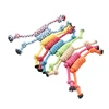 1Pcs Cotton Chew Pets dogs Toys Puppy Durable Braided Bone Knot Rope 27CM Tooth Cleaning Tool Pet Products Dropshipping Center 1