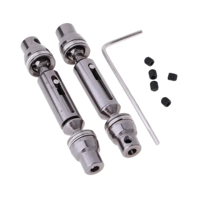 2pcs Drive Shaft for 1/16 WPL Truck B14/B24/C14/C24/B16/B36 Upgrade Metal Parts Front and Rear Transmission Driveshaft - Image 4