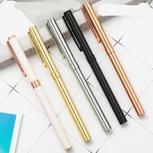 Stylo à bille en métal personnalisé, papeterie scolaire et de bureau pour étudiant, LOGO personnalisé gratuit