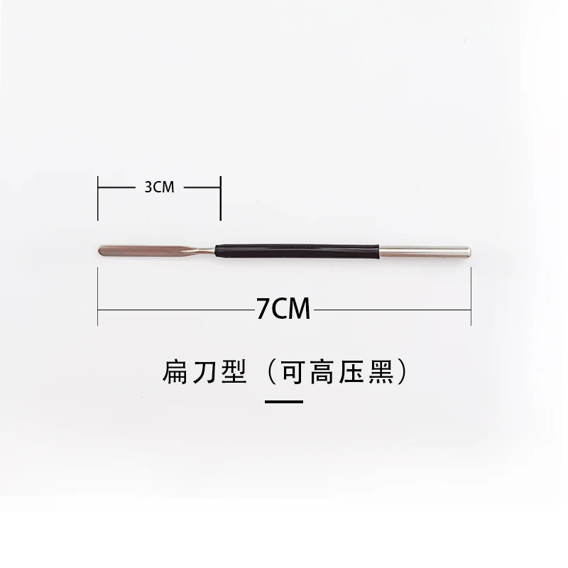 Surgical Instruments 1pcs Electrocautery Electrocoagulator Dermal Tip Electrode with Spatula Reusable