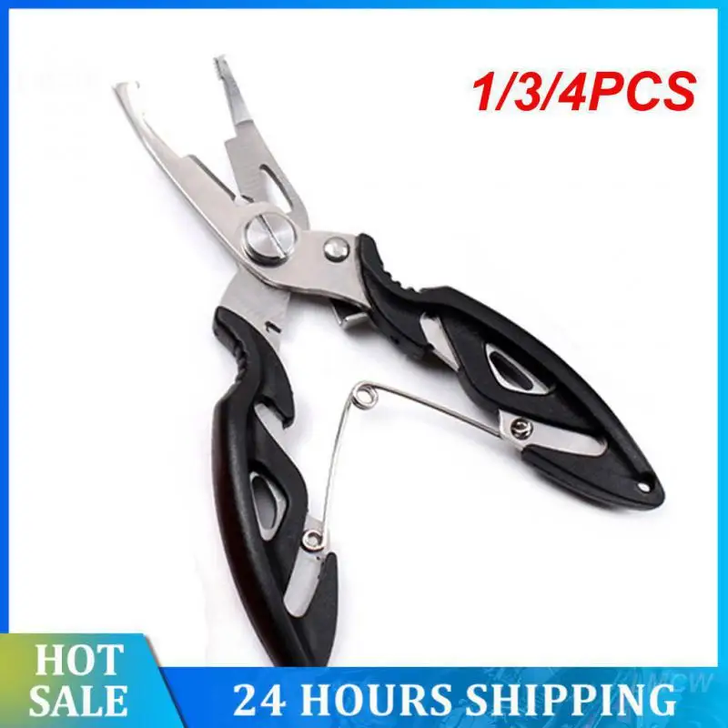 

1/3/4PCS Multifunctional Fishing Pliers Aluminum Alloy Fish Use Scissors Line Cutter Hooks Remover Outdoor Fishing Accessories