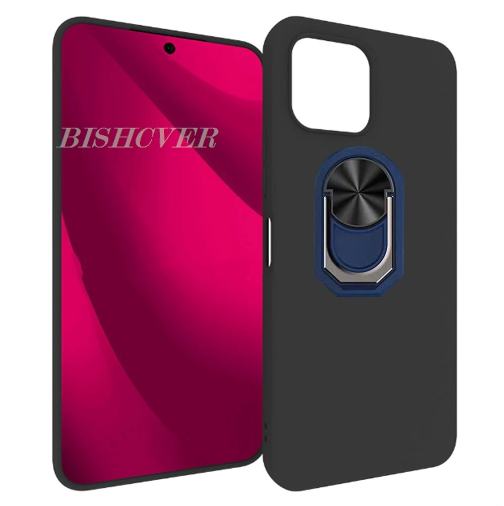 Back Ring Holder Bracket Case - TPU Soft Silicone Cover