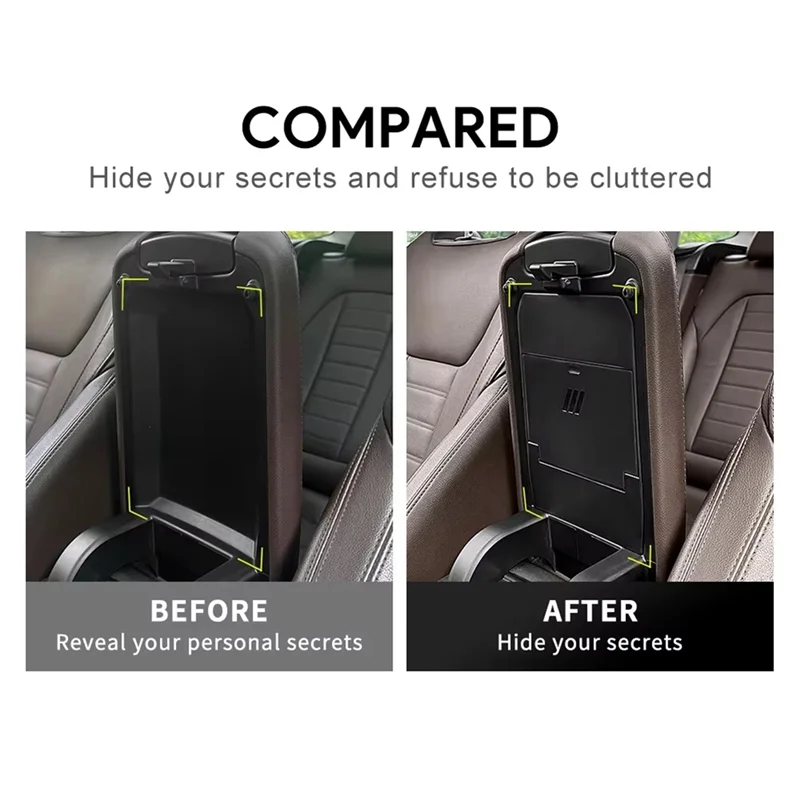 BMW X3 G01 X4 G02 IX3 2018-2023 센터 콘솔 Organizer-A08Q 용 팔걸이 보관함