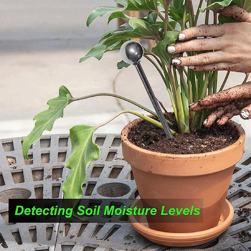 10-14Inch Soil Sampler Probe Monitor Soil Sampler and Moisture Meter for Lawn Plant Garden Farm Sampling