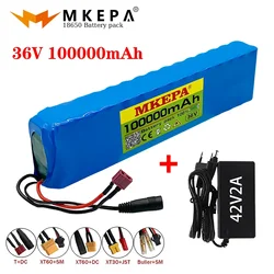 10S3P 36V 100Ah 18650 Rechargeable Lithium Battery Pack 1000W Power Modified Bicycle electric scooter Vehicle with BMS