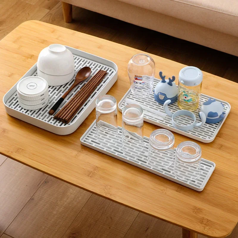 Rectangular Tea Tray for Home Kitchen Bathroom tea tray