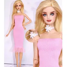 

Sweet Pink Gown 11.5" Doll Clothes for Barbie Dress for Barbie Clothes Princess Outfits 1/6 BJD Dolls Accessories Toys Girl Gift