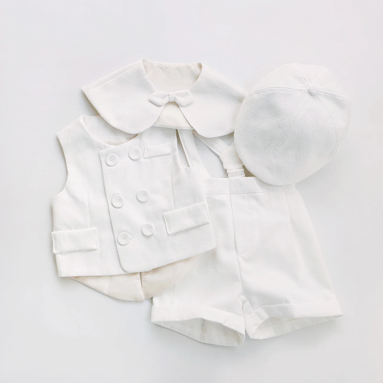 5pcs Boy Outfit Set Boutique Formal Suits for 1-4 Year Baptismal Baby Boys Girls Clothing Birthday Party Dress
