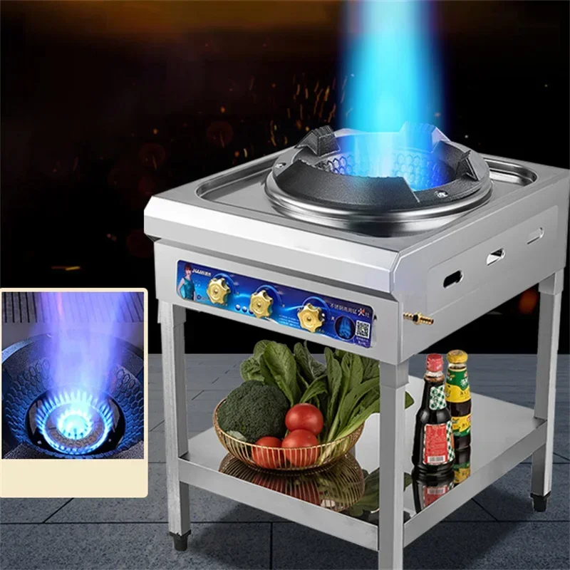 Home Fierce Fire Stove Gas Cooktop Commercial Single Burner Medium and High Pressure Liquefied Gas Stove Energy-saving Hob