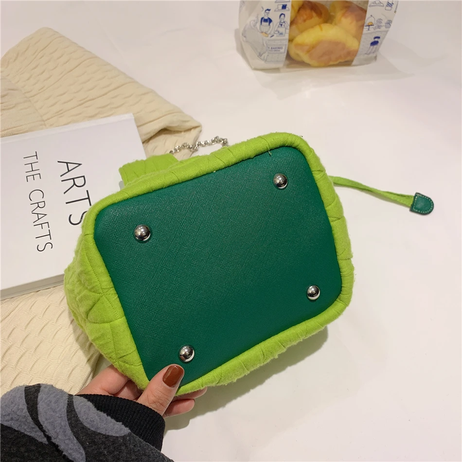 Marca de Luxo Bolsas para as Mulheres Pequena Balde Bolsa Macio Algodão Acolchoado Ombro Crossbody 2022 Nova Alça Curta Senhoras 11 Computers & Electronics