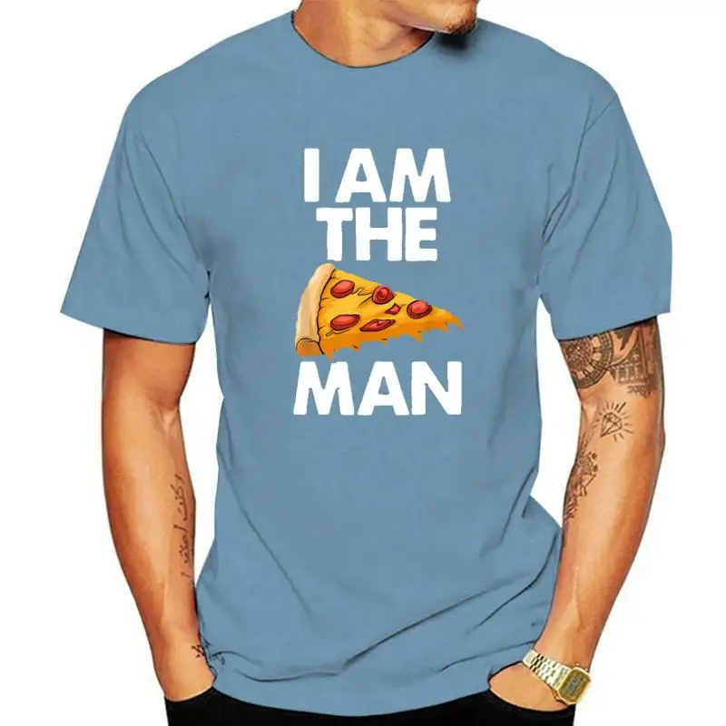 

Забавная Женская Подарочная футболка «Я пицца», мужские футболки со скидкой, хлопковые топы, рубашки на заказ