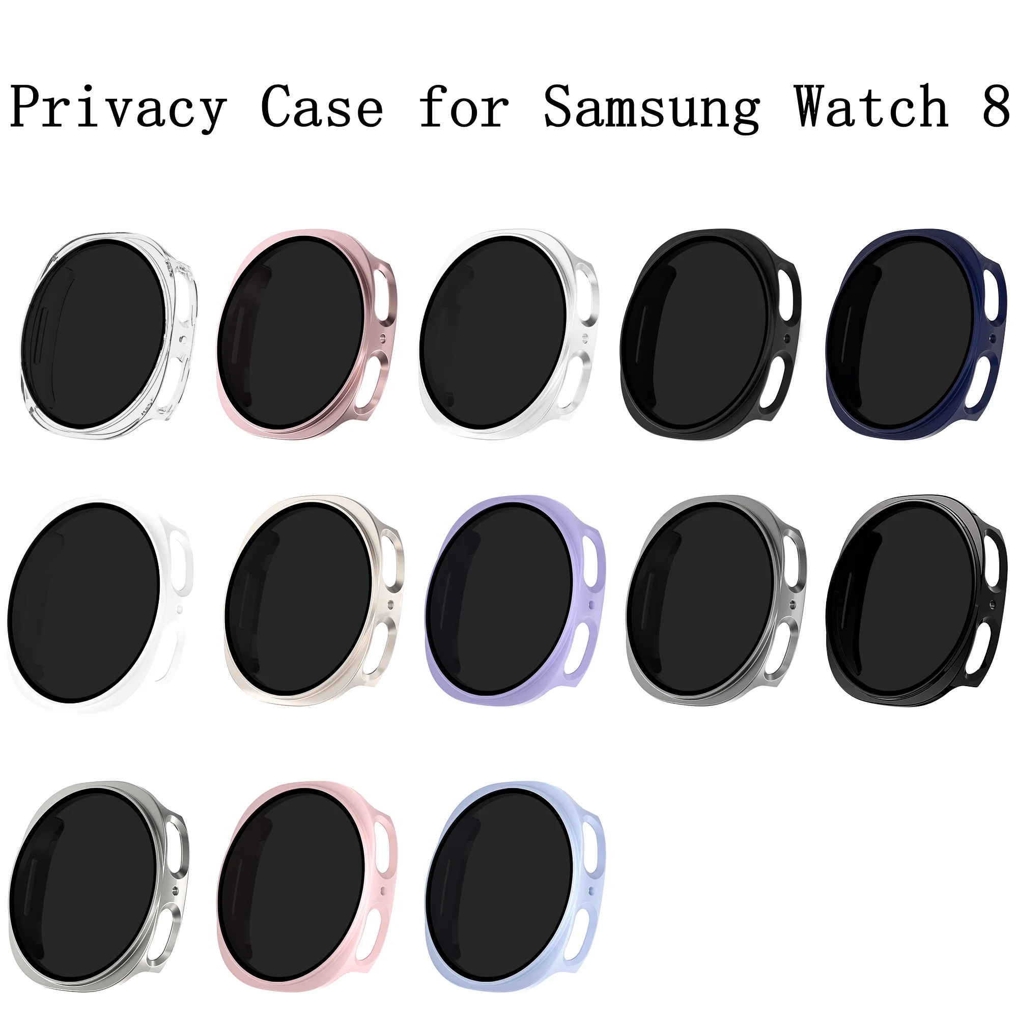 Premium Privacy Screen Protector Case with Ultra-Thin Tempered Glass