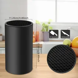 8.8-Inch Universal Knife Holder Stand - Premium Kitchen Knife Storage Block (Knife holder)