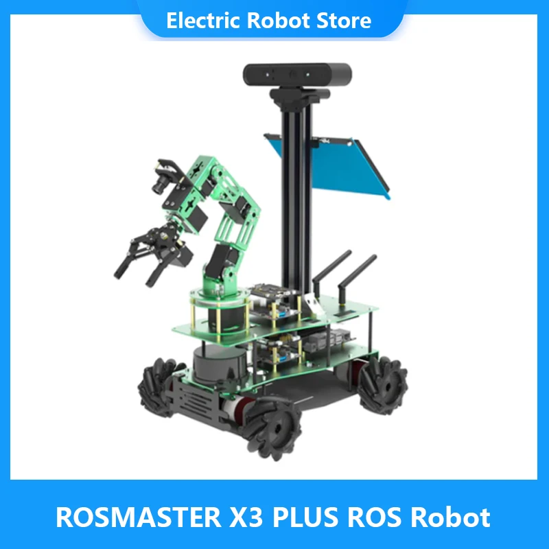 

ROSMASTER X3 PLUS ROS Robot Python Programming For Jetson NANO 4GB/Xavier NX/TX2 NX/RaspberryPi 4B