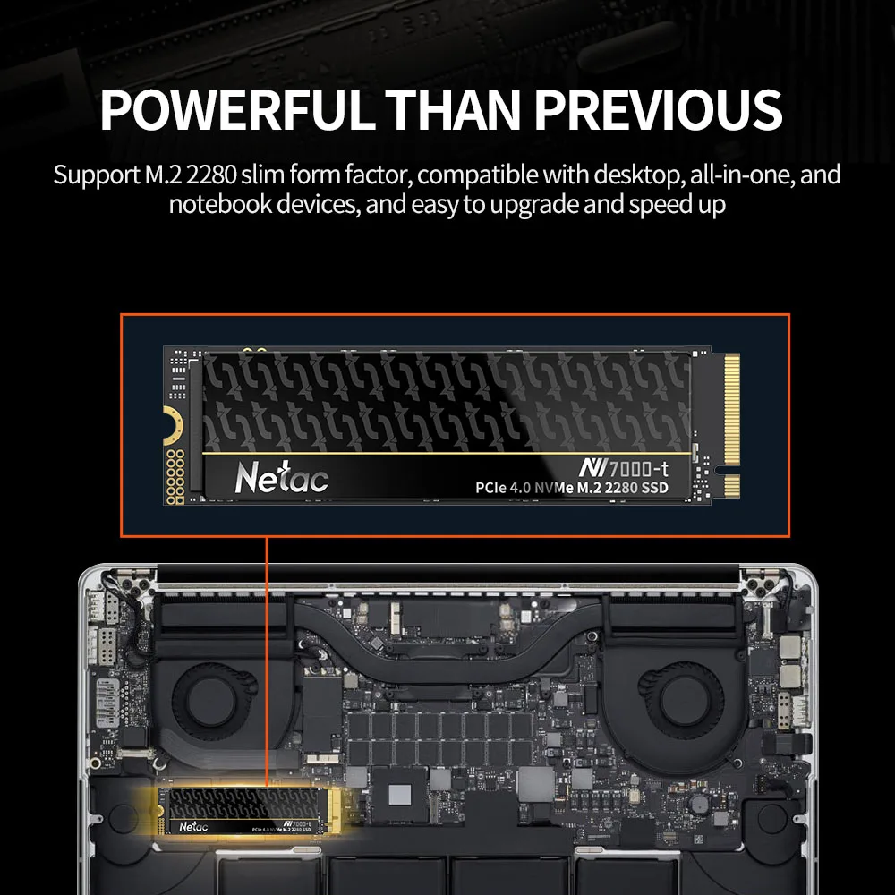 Netac – Disque Dur Interne Ssd, M.2, Pcie Nvme, Avec Capacité De