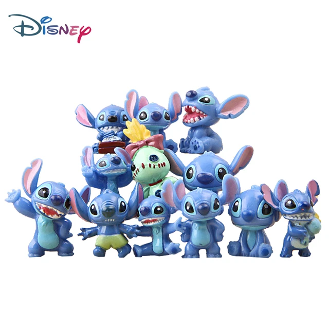 Disney Anime Figures Lilo & Stitch Cartoon Mini Kawaii Stitch Doll Model  Toy Collection Ornaments Kids Gifts - AliExpress