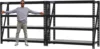 68" Ultra Wide 4-Tier Metal Garage Shelving Unit 68"W x 24"D x 65"H 7200 LBS Capacity Heavy Duty Storage Utility Rack Industrial 1