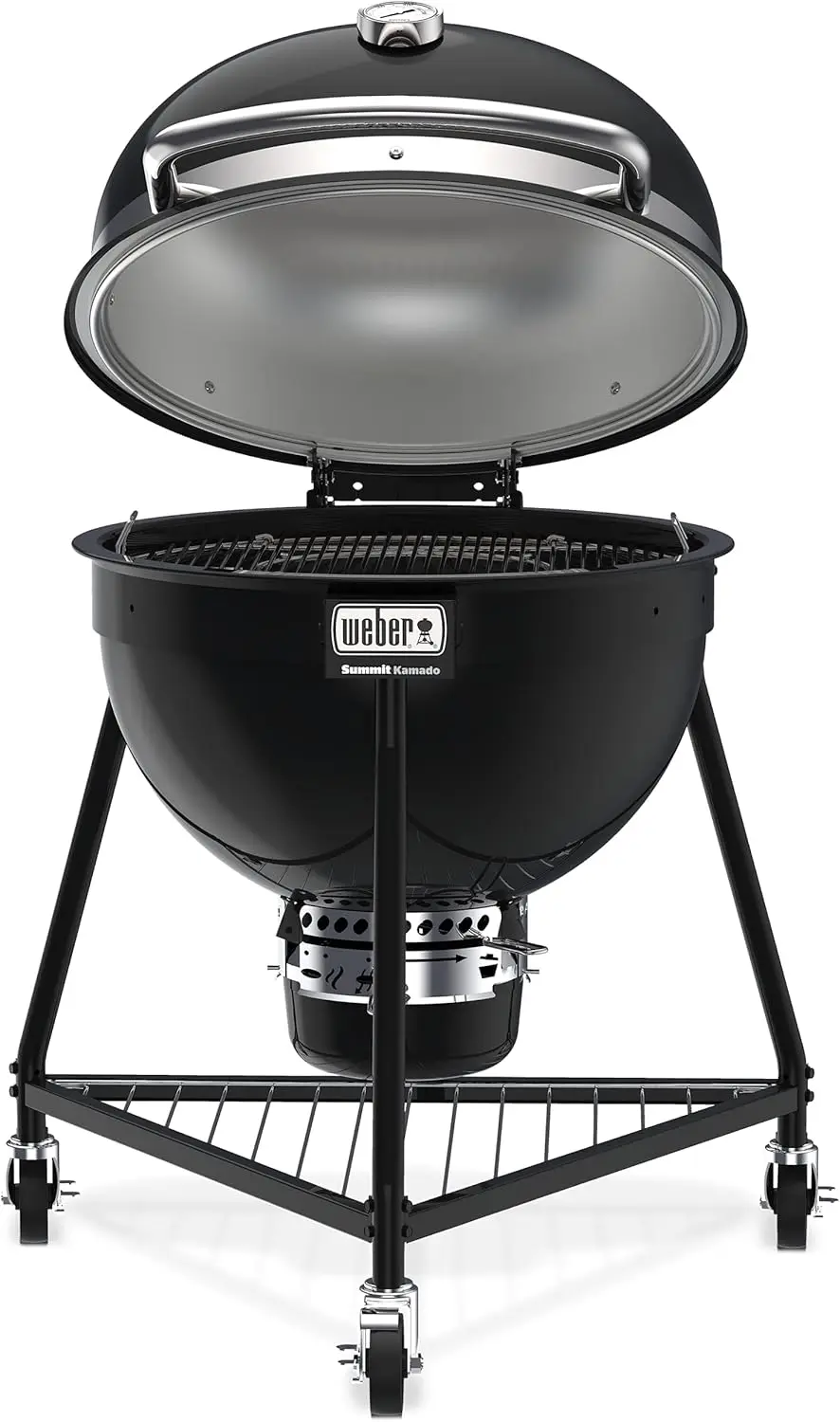 Weber Summit Kamado E6 Charcoal Grill, Black