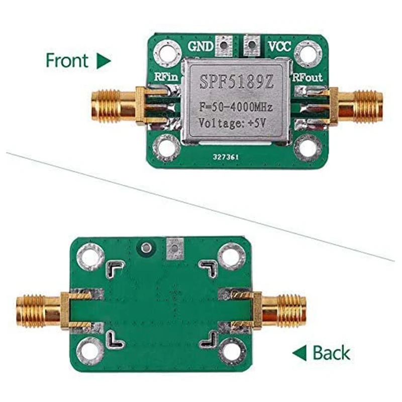 RF 증폭기, 저잡음 LNA 50 4000MHz, SPF5189Z RF 증폭기, FM HF VHF UHF 라디오 신호 증폭용