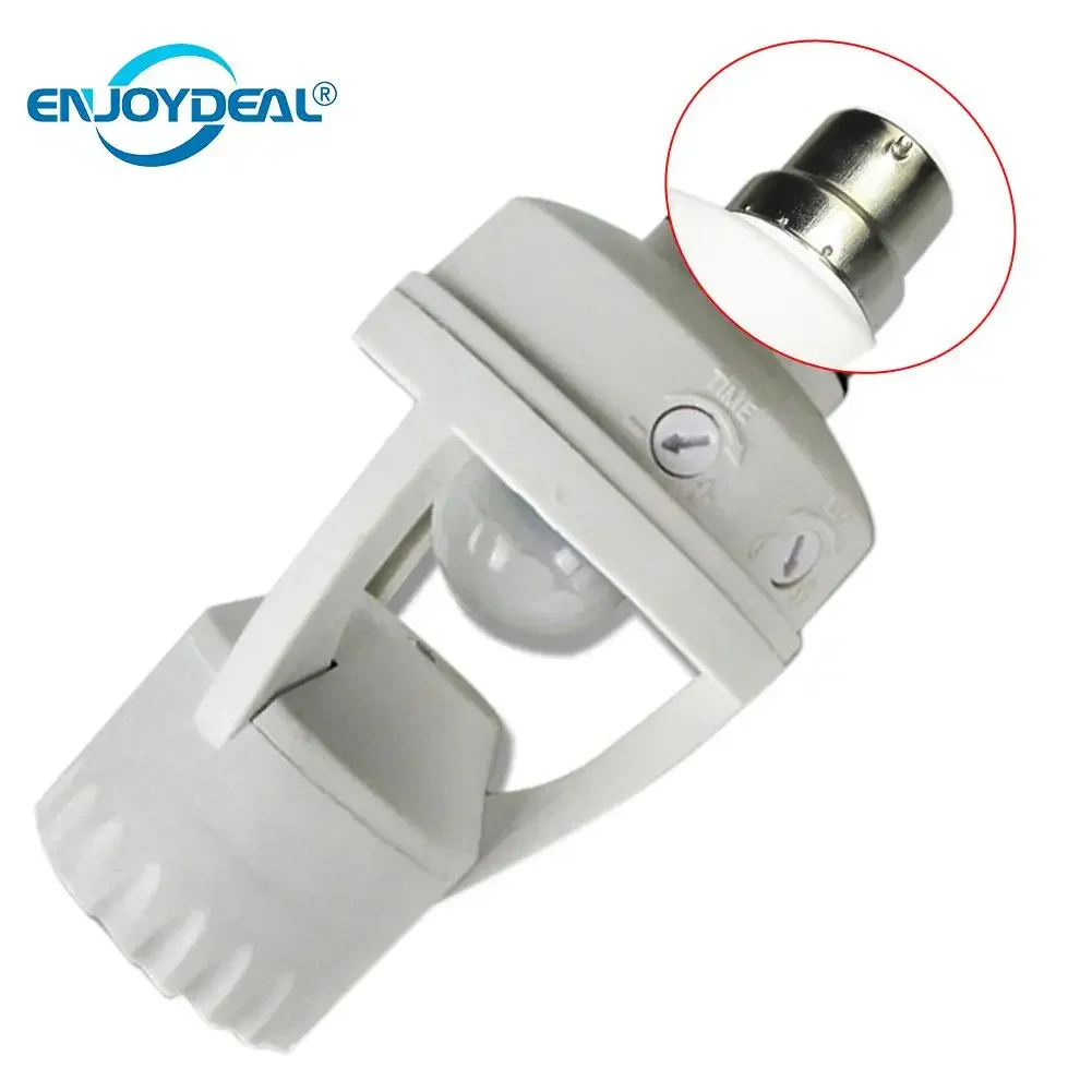 100-220V PBT Screw E27 Converter Light Bulb Holder LED PIR Infrared Motion Sensor Lamp Switch Socket E14/B22 lamp Base Holder lithium battery adapter for 14 4 19 2v lion dual usb converter led work light using 3 high brightness led lamp beads brand new