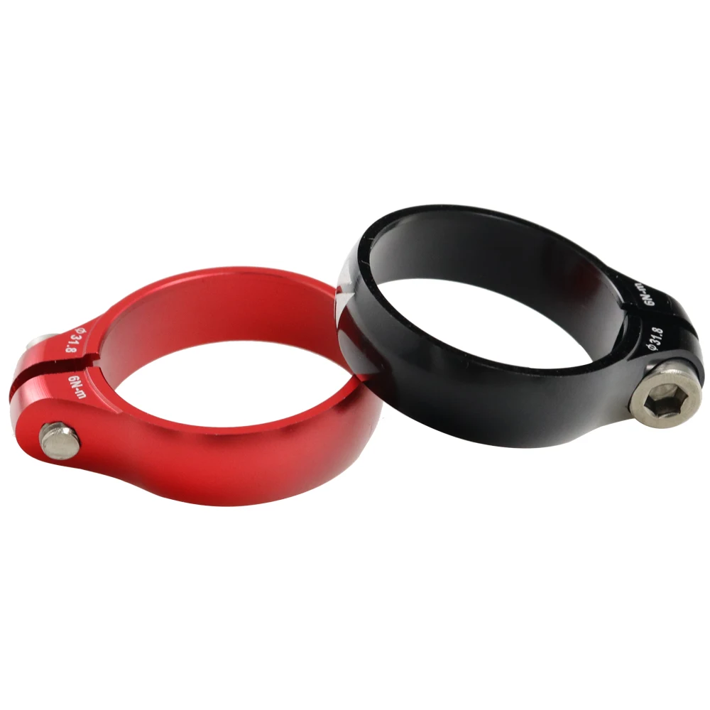 Description Picture 6 of itemKOCEVLO MTB Bike Seat Post Clamp 9g Aluminum Alloy Ultralight Bicycle Lock Seat Clamp Titanium Screw Cycling Part Seatpost Clamp