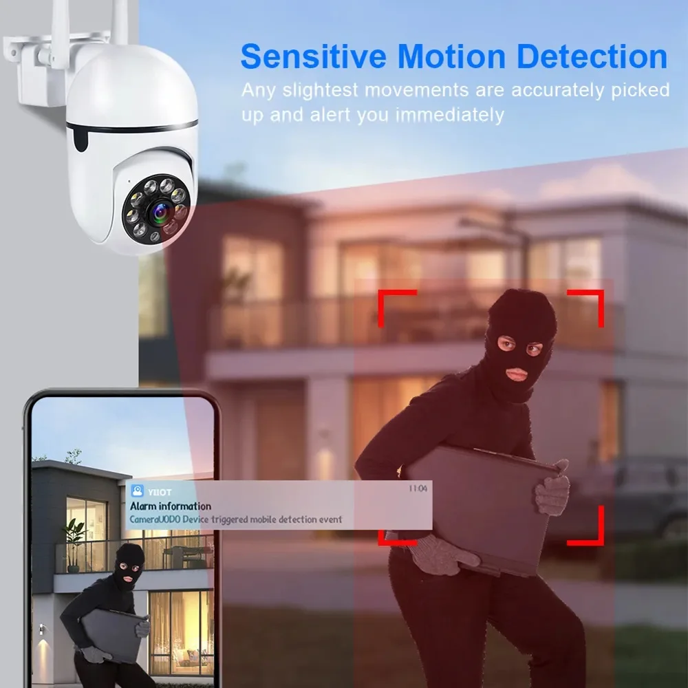 5G IP Wifi Camera 1620P Smart Home Outdoor Security Cam AI Human Detect Auto Tracking Night Vision Wireless Baby Monitor Camera 4