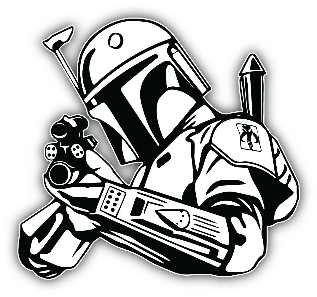 

Jpct Cross Country Car Sticker Planet Cartoon Sith Trooper Sticker Bumper Sticker Waterproof Personality Steam Decoration