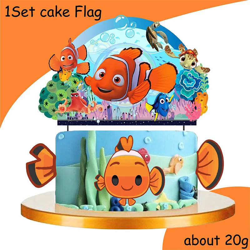 Description Picture 3 of itemIconic Brand Finding Nemo wedding decoratons Disposable table decoration & accessories balloon sticker Children's decorative supplies