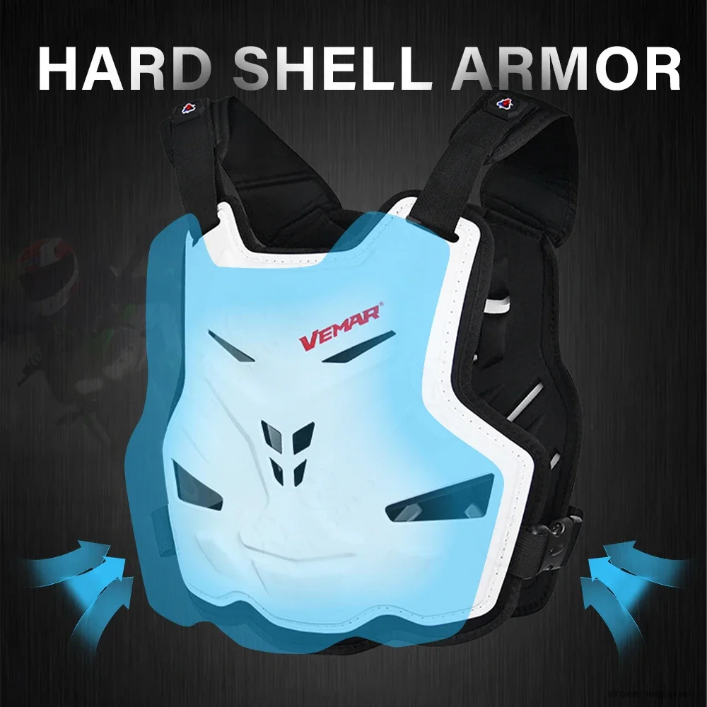VEMAR Motocross Armour Motorcycle Armor Vest Protective Gears Moto Armor Motorcycle Jacket with Protection for Body