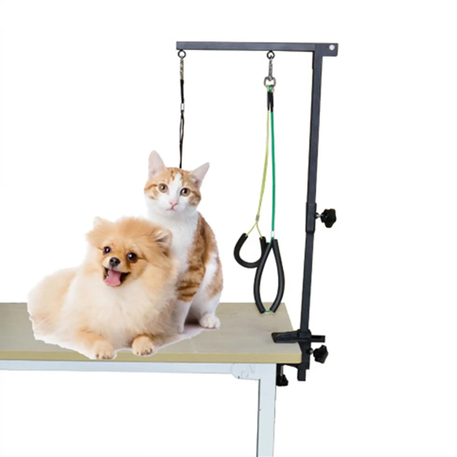 Grooming Arm Pet Folding Grooming Table Stand for Small Medium Dogs Cutting