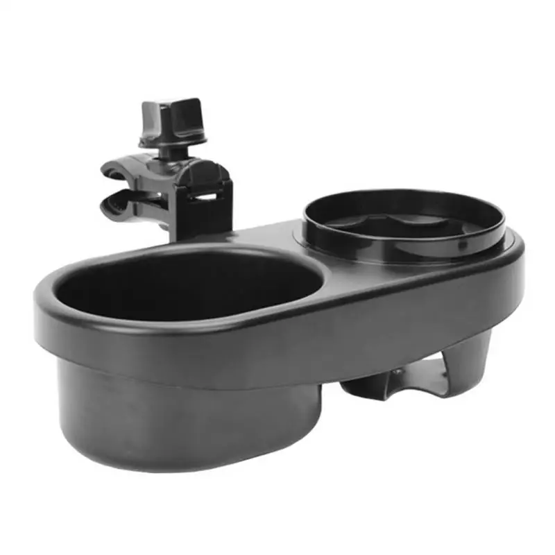 

Stroller Cup Holder Large Adjustable Drink Holder With Snack Bowl Wheelchair Accessories And Stroller Accessories Cup Holder For