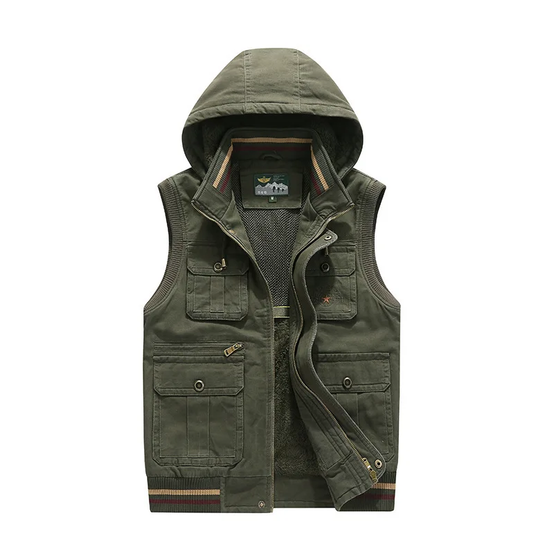 MAN VEST Summer Multi-pocket Hunting Tactical Men Mesh Male Military Work Coat Men's Sleeveless Jacket Clothing Free Shipping