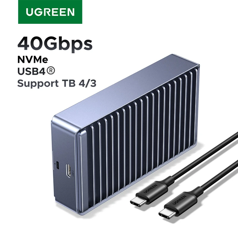 UGREEN 40Gbps M2 SSD Enclosure USB4 NVMe Case Compatible with