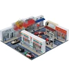 1/64 Car Garage Miniature Scene Figure Dolls City Streetscape Model, Suitable for 1:64 JKM CCA Mini Car PVC Collection Gift 6