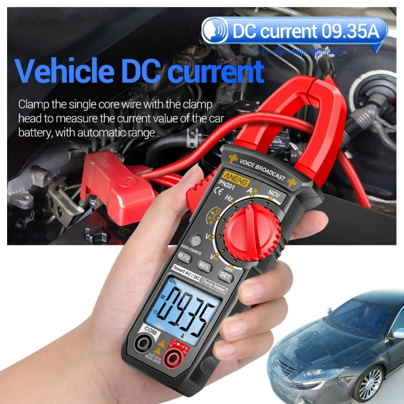 

Digital Clamp Meter Multimeter Auto-ranging Amps VoltageTester Measuring Current Drop Shipping