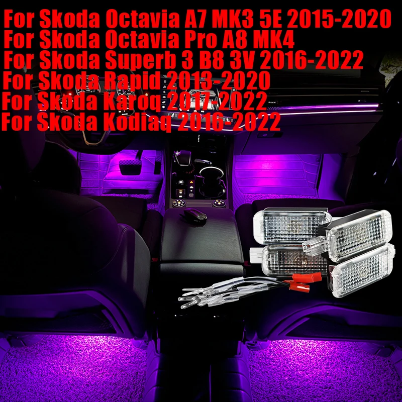LED Car Footwell Atmosphere Lamp Interior Accessories