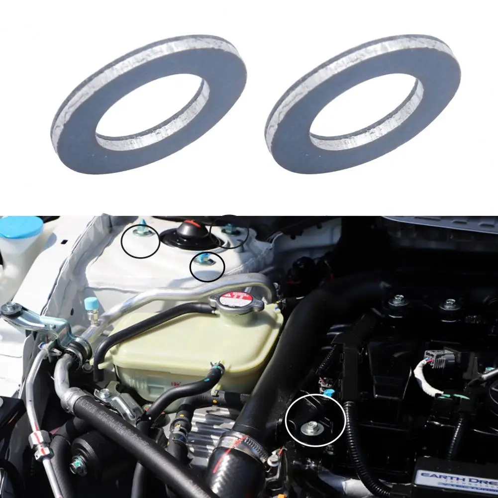 Oil Drain Screw Gaskets 10Pcs High-quality Wear-resistant Blue Oil Drain Gaskets 9008043037 90430C0005 9043012031